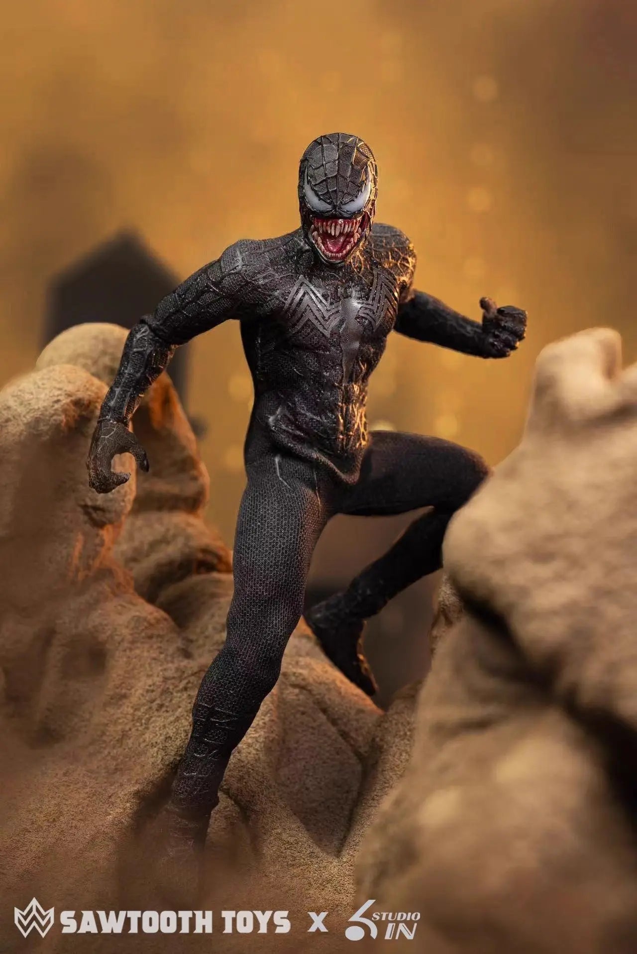 In Stock Original SAWTOOTH TOYS X 6in Studio STM-20251 Venom 1/12 Full Set Action Figure Model Toys