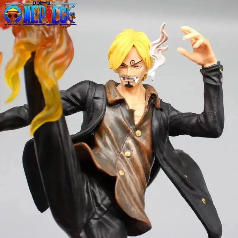 One Piece Animation 36cm Sanji Action Figure Demon Wind Feet Figurine Anime Collection Pvc Model Statue Dolls Kids Xmas Gift