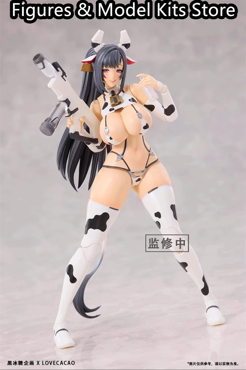 【Pre-Sale】 Black Candy Project Milky White Milk Cow Girl 1/12 Action Model Collectible Figure Toys