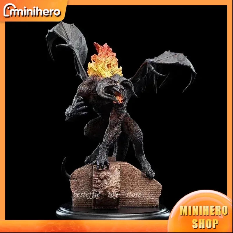 Handmade 14cm Weta Lord of the Rings Balrog Mini Series Anime Action Figure from Moria – Collectible Xmas Gift Ornament for