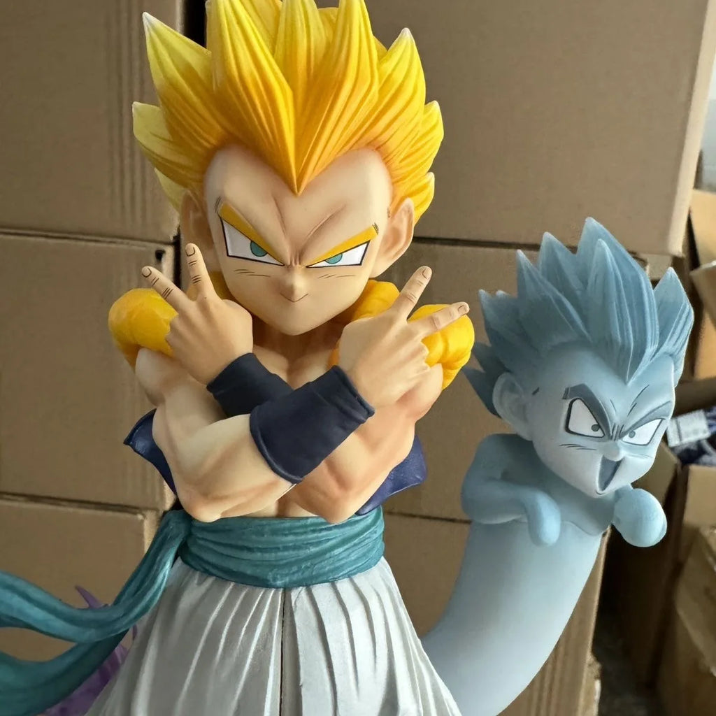 Dragon Ball Figuren Super Saiyan Gotenks Anime Nebenfigur Ghost Squad Modell Statue Sammlung Dekoration Spielzeug Geschenke