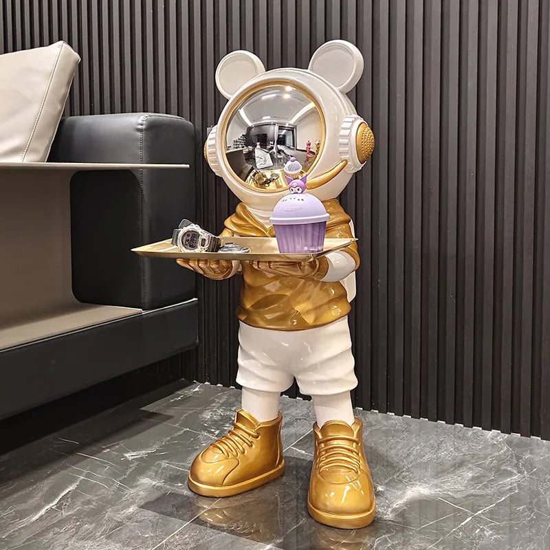 Astronaut Sculpture Luxury Nordic Figurines Large Living Room Aesthetic Home Decor Figurines Art Ornaments Modern Decorative