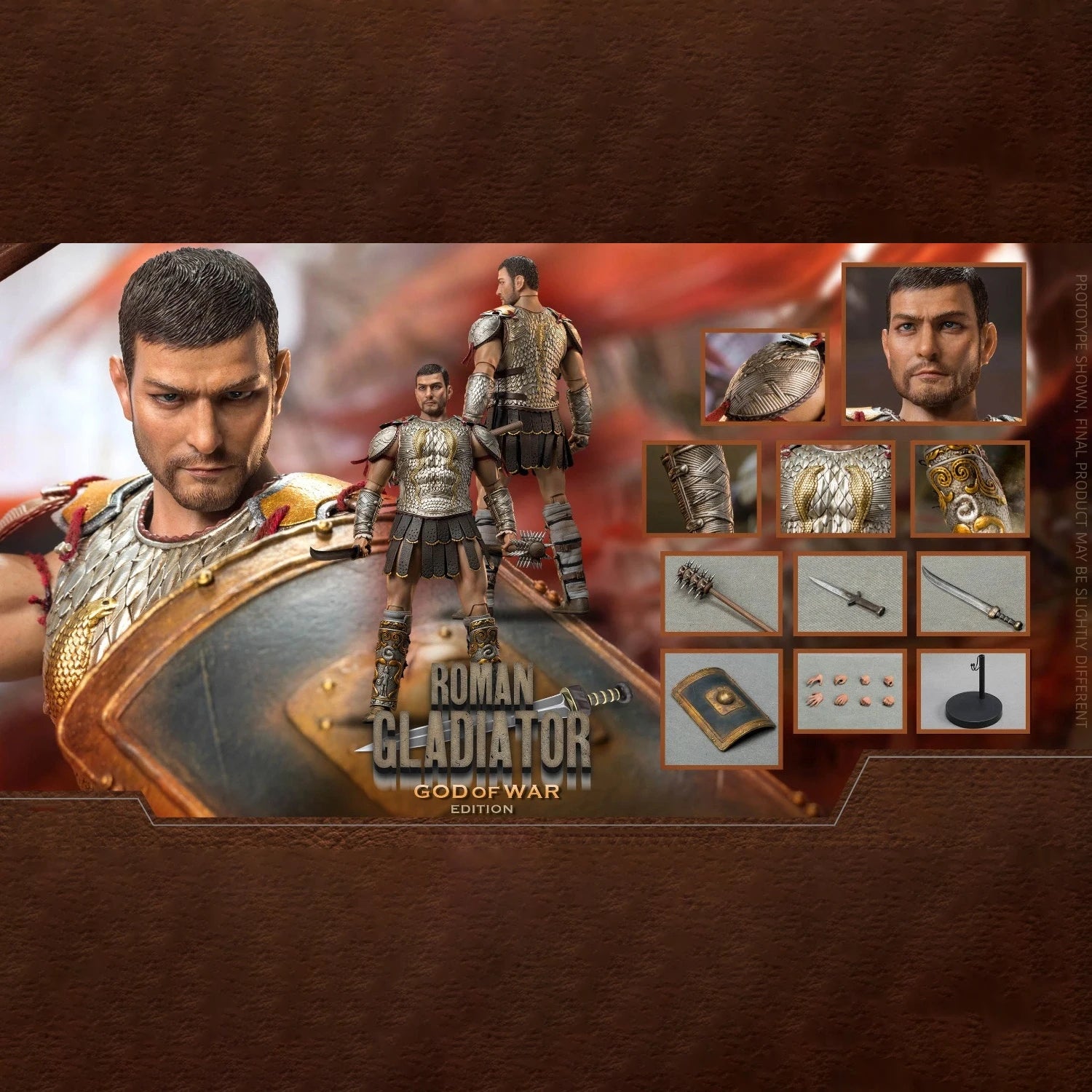 1/6 Action Figure HH18052 Roman Gladiator Ares Version God of War Edition Collectible Model Toys by HHMODEL & HAOYUTOYS In Stock
