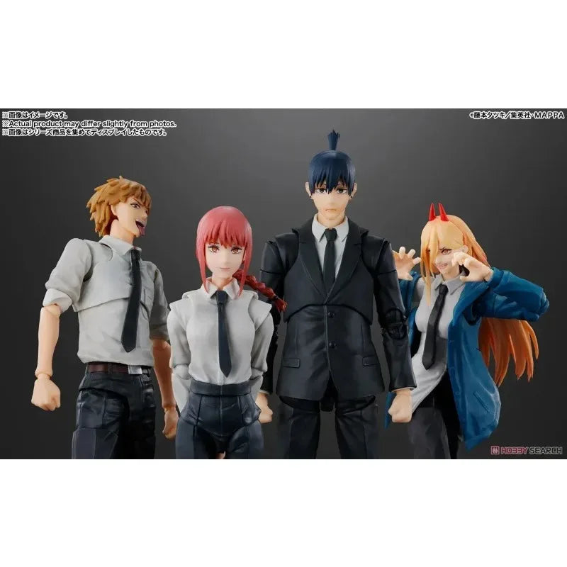 Fast shipping Bandai S.H.Figuarts SHF Chainsaw Man Aki Hayakawa Model Kit SHF PVC about 14.5cm Action Figures Model Toys Figure