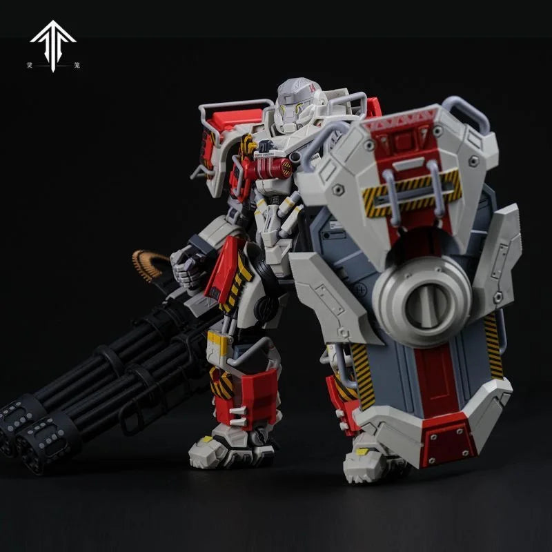 INCARNATION 1/9 Heavy Frame Mecha Model Kit Pre Painted No Glue Assembly Action Figure With Water Decals Anime Ornament Boy Gift