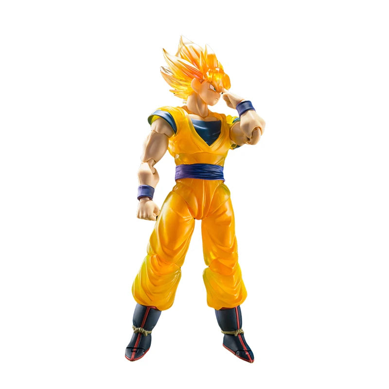 Bandai Genuine TNS SHF Dragon Ball Super Saiyan SON GOKU -Z-FIGHTERS- Anime Action Figure Collectible Model Toys Gift Children