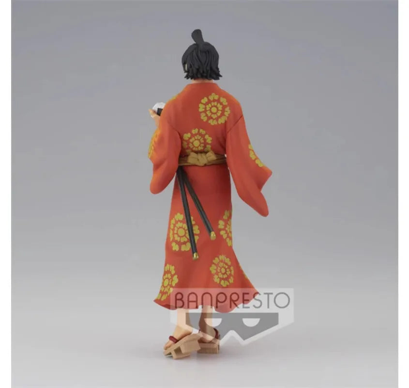 Bandai Original BANPRESTO Anime One Piece Magazin Kimono 18 cm Portgas D. Ace Sabo PVC Action Figure Sammeln Modell Spielzeug