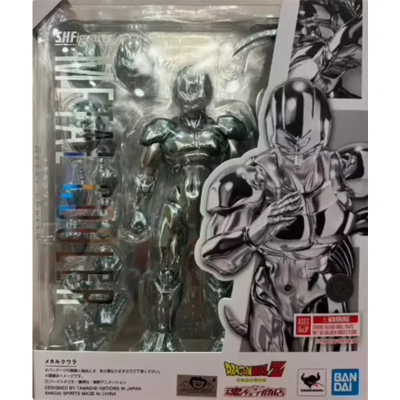 Bandai Original Genuine SHF Dragon Ball Metal Cooler Anime Action Figure Model Toys Gifts Collectible Ornaments Boys Kids Girls