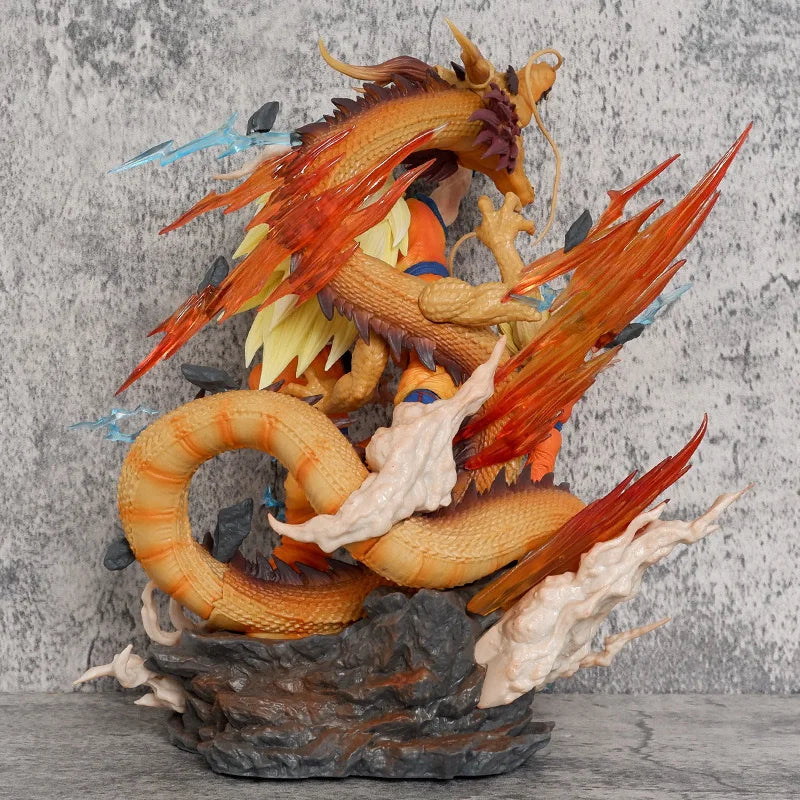 Dragon Ball Super Drei Dragon Balls Szenen-Ornament – ​​handgefertigte Anime-Figur Wukong Wufan Wutian Vater und Sohn Sammlerstück