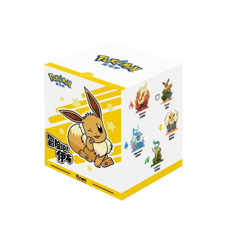 Genuine Original Pokemon Action Figure Eevee Sylveon Vaporeon Umbreon Espeon Flareon 9Style Anime Collection Model Doll Toy Gift