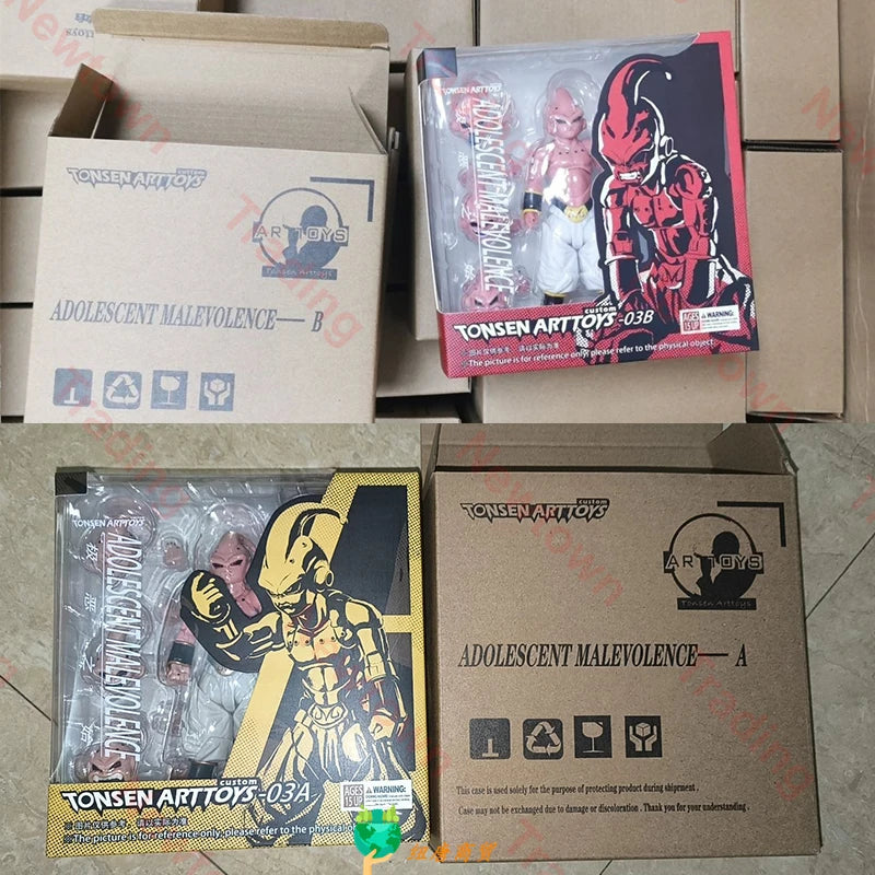 Tonsenarttoys Dragon Ball S.H.Figuarts SHF Adolescent Malevolence Majin Buu Boo Kid Anime Action Figures Model Collection Toys