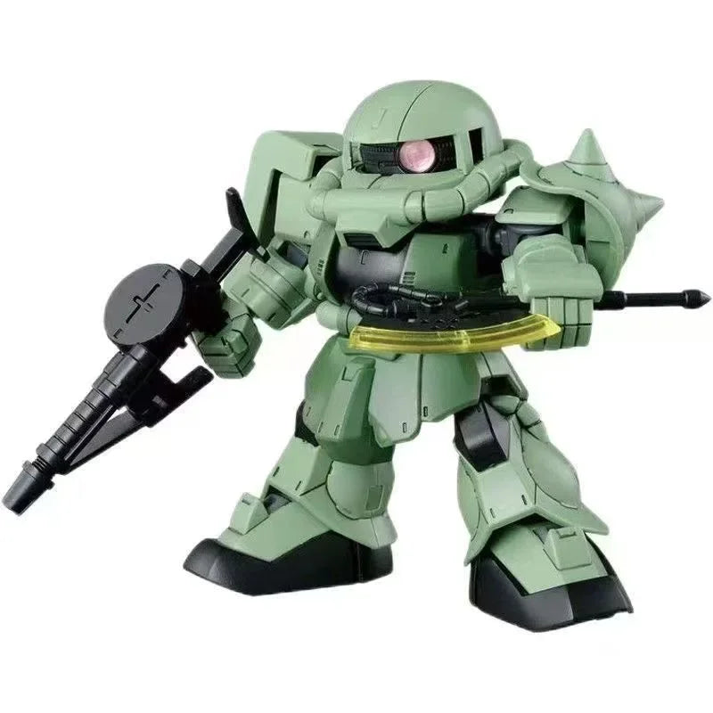 2026 Hot Cute Assembly Model Toy Zaku Ii Mass Production een Version Q Version Mobile Suit Robot Model Kit for Ages Toys Gift