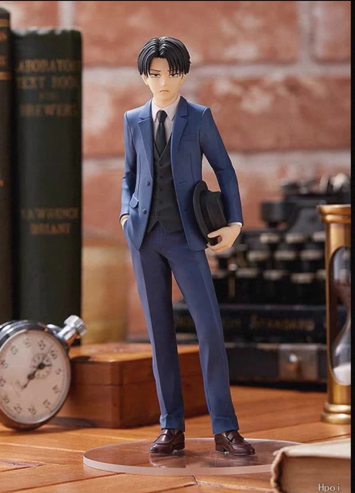 Original Brand New GSC POP UP PARADE Levi Ackerman Black Suit Ver. Attack on Titan Figure Model Collectible Gift