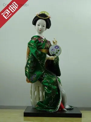 30cm Statuette Ethnic Japanese Geisha Dolls Kimono Dolls Belle Girl Lady Collection Home Decoration Miniature Figurines