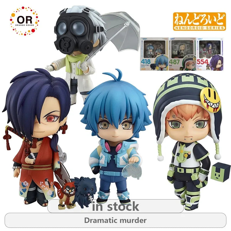 Orange Rouge Original NENDOROID Dramatic Murder Series 418 Azure Leaves&Lotus Anime Action Figure Model Toys Gifts Fo Boys
