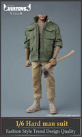 VORTOYS V1024 1/6 Soldier Tough Guy Workwear Set Clothing Model Toy Accessories Fit 12'' Action Figure M34 M33 Body In Stock