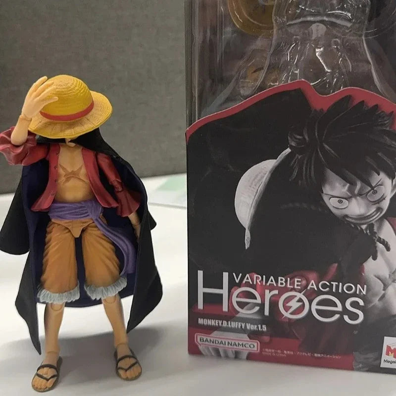 One Piece Japanese Comics MegaHouse MH Luffy Version 1.5 Movable Model Animation Theme Action Figures Statue Bandai Banpresto