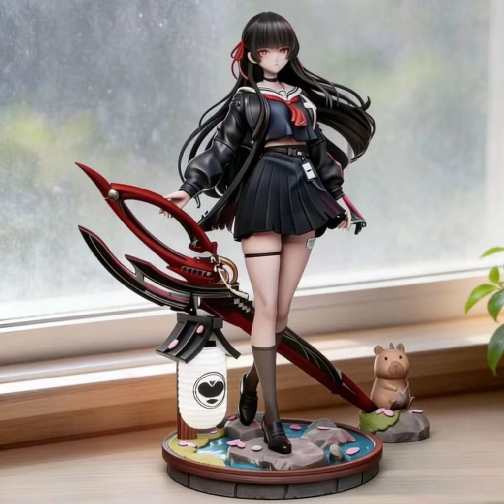 26cm Wuthering Waves Kuchiba Chisa Standing Anime Girl PVC Action Figure Toy GK Game Statue Adult Collection Model Doll Gift