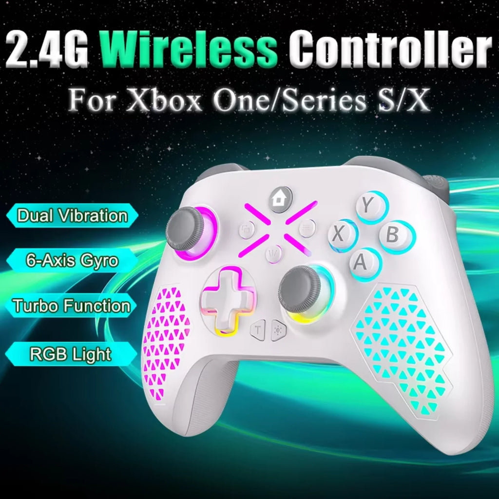 Controller for Xbox ONE All Series Consoles/Android/PC Gamepad Wireless 2.4G Support for Steam/Wegame/Epic/Origin Platform Games