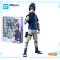 Bandai Original Genuine S.H.Figuarts Naruto Uchiha Sasuke Ninja Prodigy of The Uchiha Clan Bloodline 13.5cm Model Toy Figures