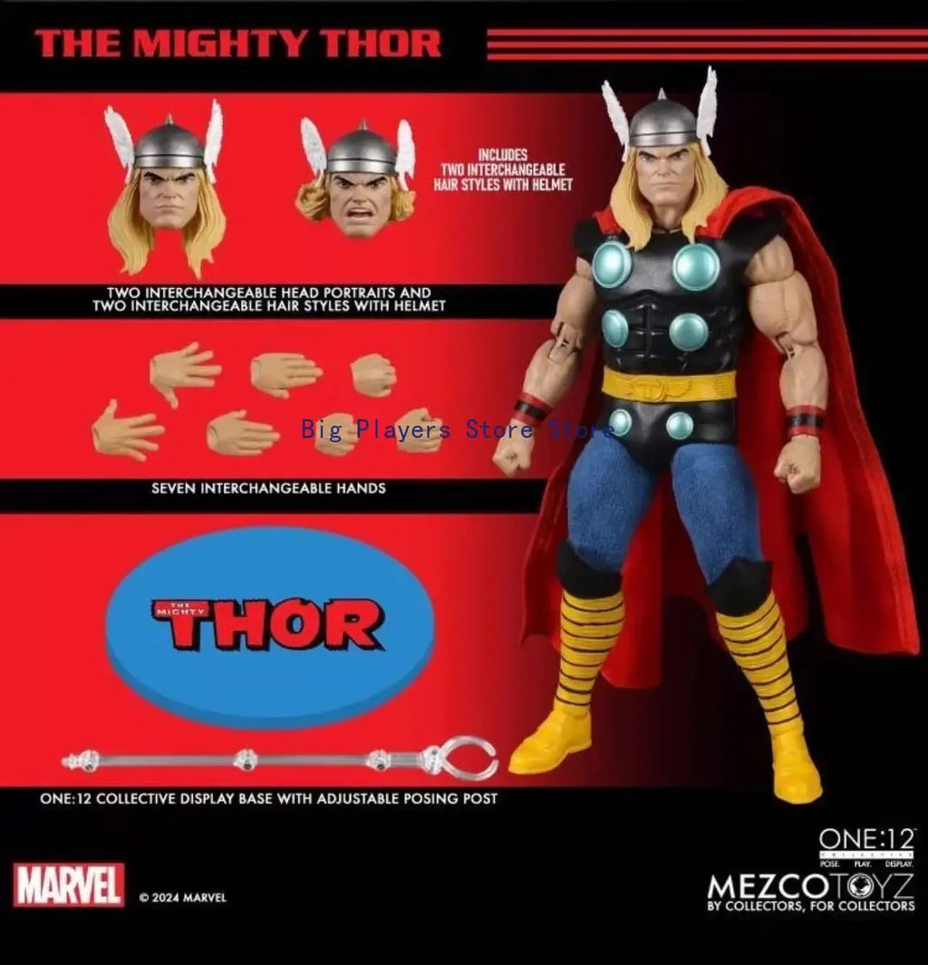 Mezco One:12 Thor Comic Version Avengers 1/12 Action Figure Figure