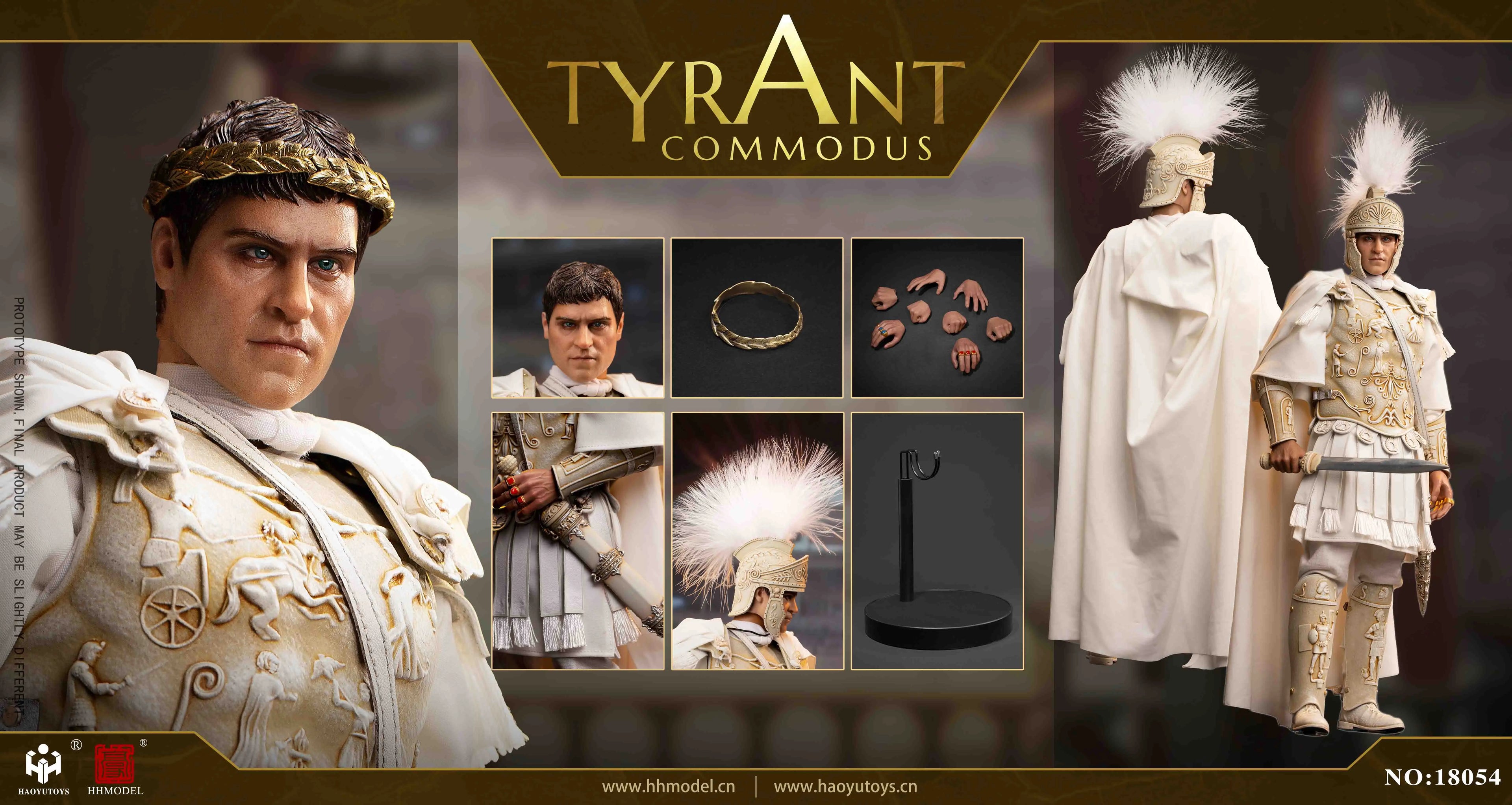 【Spot Goods】Original HHMODEL HAOYUTOYS HH18054 1/6 Male Soldier Imperial Legion Tyrant Full Set 12'' Action Figure Model