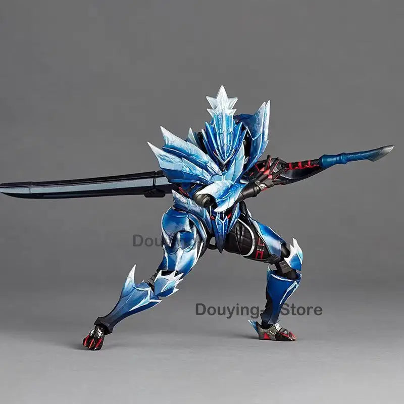 In Stock KAIYODO Monster Hunter Lunagaron Armor Set REVOLTECH Anime Action Figures Model Toy Collectible Model Gift