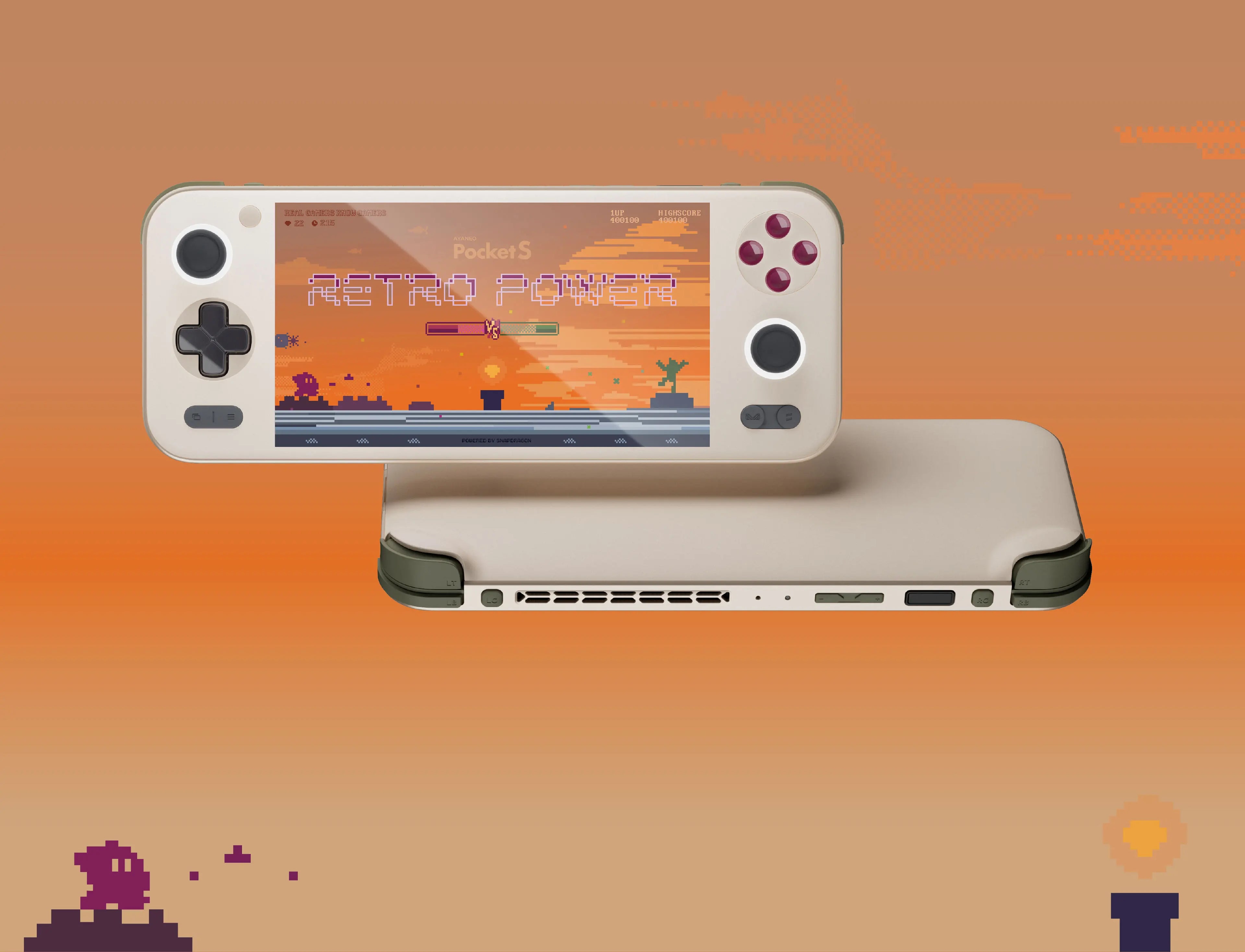 Ayaneo Pocket S G3xgen2 Handheld Gaming Console Snapdragon 6-Inch Borderless Screen 2k Mirror Screen Game Console Custom Gifts