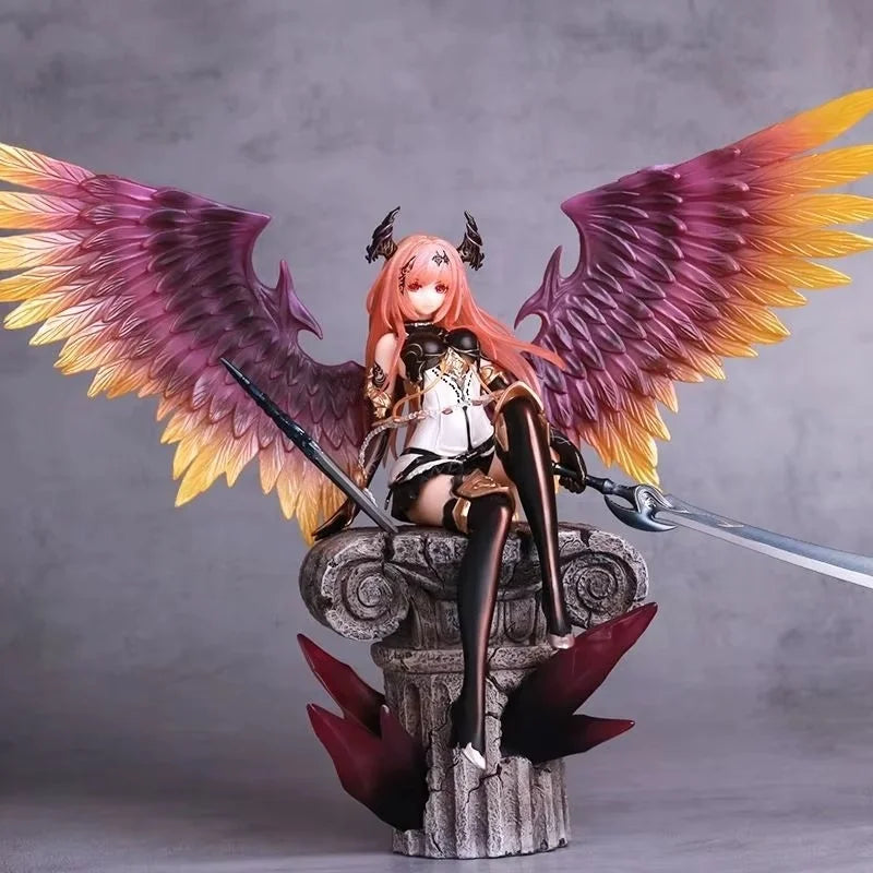 Hot Bahamut'S Dark Angel Olivia From Divine Strike Two Color Game Anime Handmade Model Holiday Birthday Gift Desktop Decoration