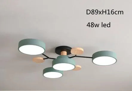 Modern Living Room Ceiling Chandelier Light Three Colors Changed led Ceiling Lights for Bedroom Dining Room 220v Ceiling Lamps