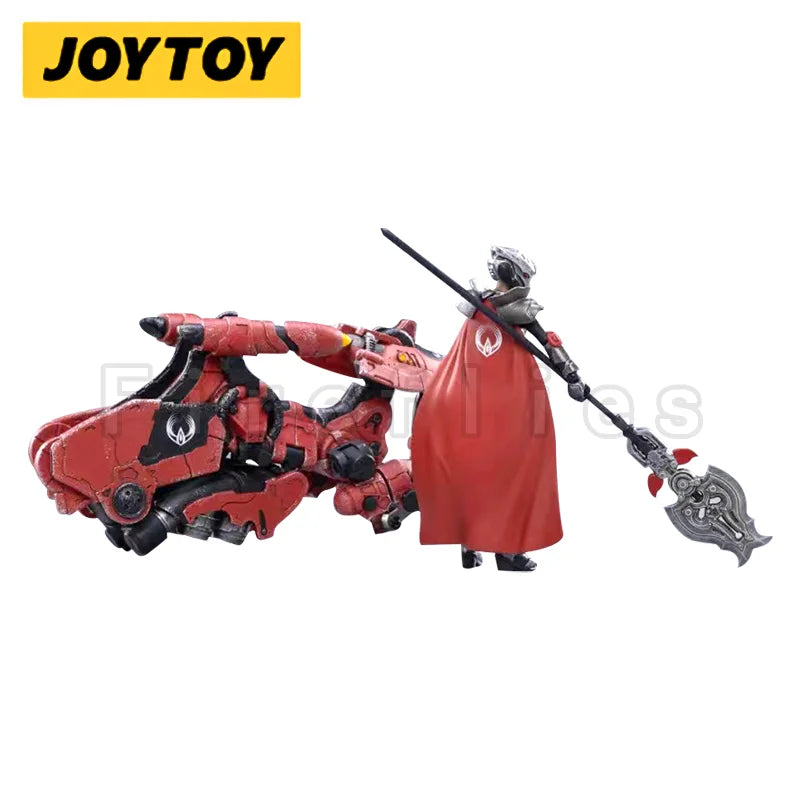 1/18 JOYTOY Action Figure Transformation Mecha Saluk Flame Dragon Cavalry Crimson Anime Model Toy Gift