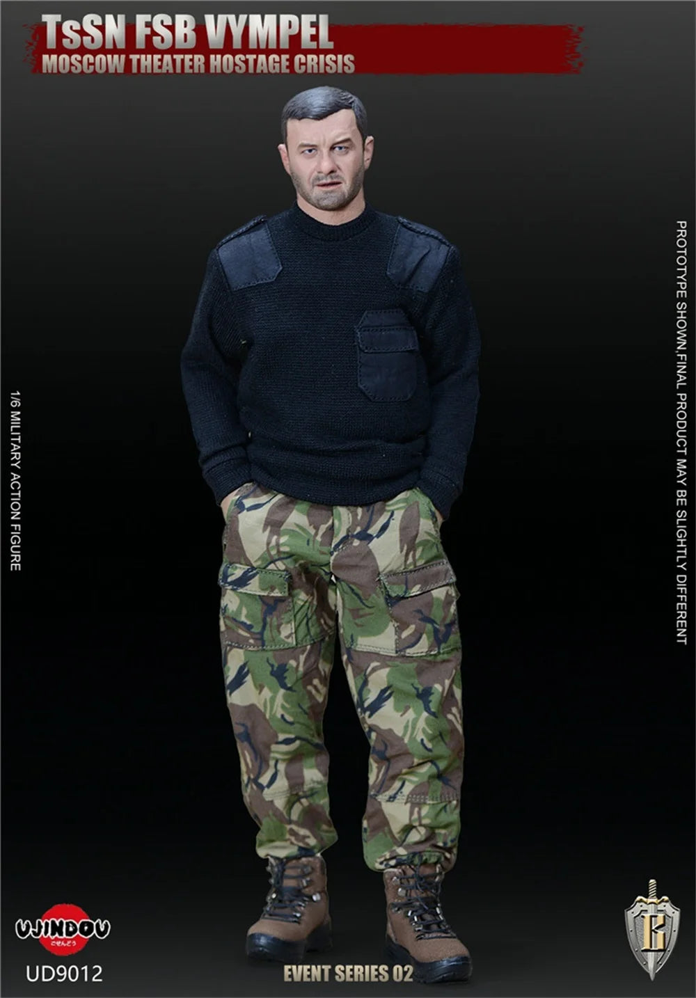 1/6 UJINDOU UD9012 The Russian Soldier Doll Man Male Full Set Moveable Action Figure Gift For Fans Collect About 12"