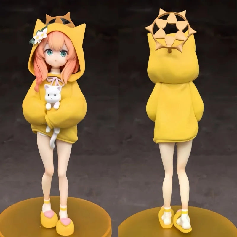 High Quality Blue Archive Sunaookami Shiroko Pajamas Replica Anime Figures Game Models Statue Girl Models Collectible Ornaments