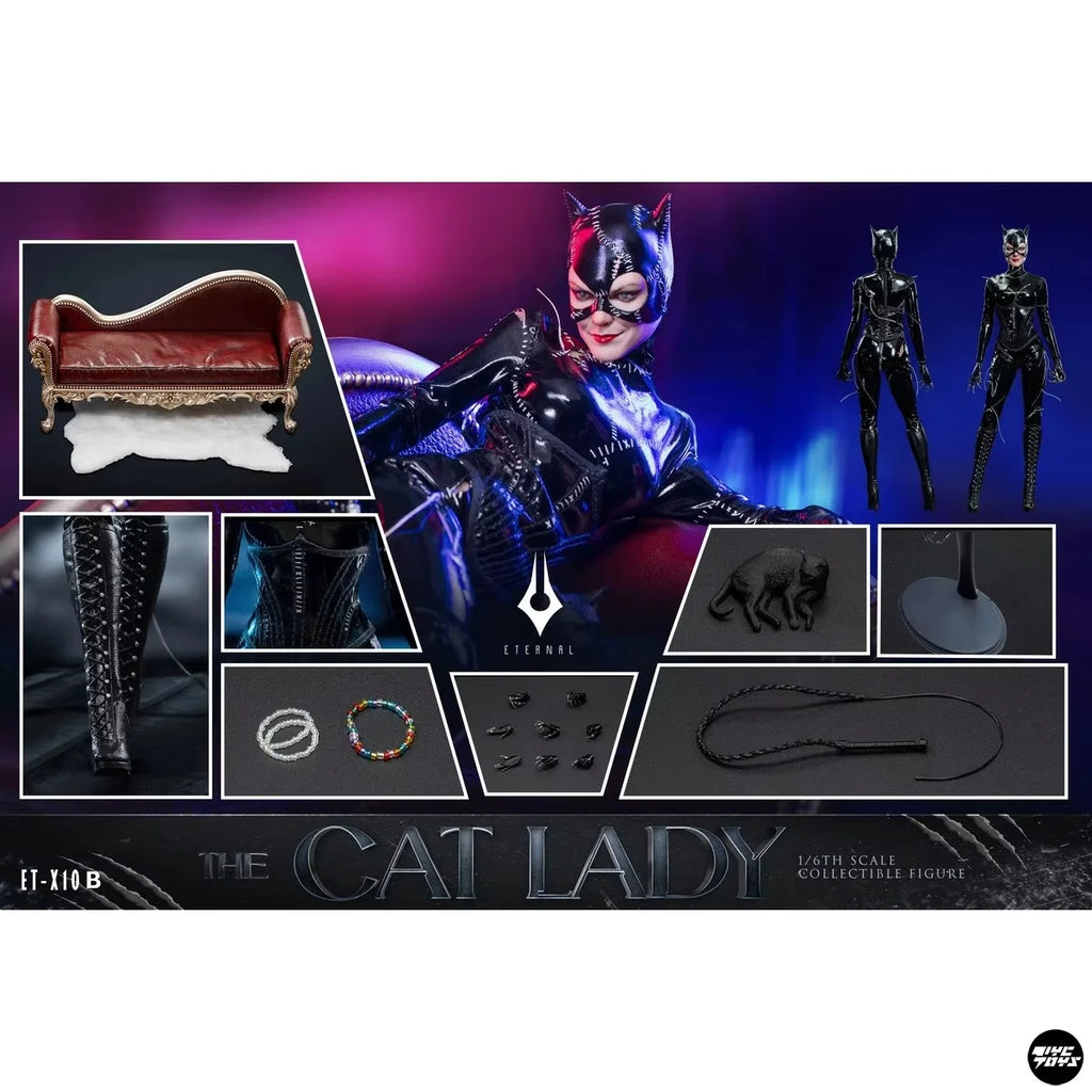 IN STOCK ETERNAL  ET-X10 Normal Version 1/6 Catwoman Anti-hero Action Penguin Soldier Scene Ornament 12" Cat Lady Model Toy