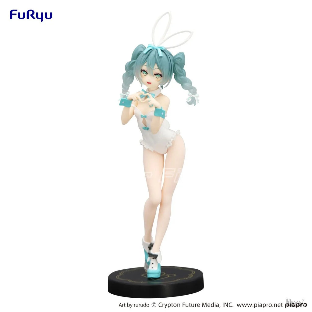 【SF】In Stock Original FuRyu BiCute Bunnies Piapro Characters Miku WHITE Figures Collection Anime Gifts