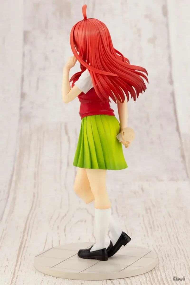 Genuine The Quintessential Quintuplets Nakano Itsuki 22.5cm Cute Girl Action Figure Anime Figure Model Toys Figure Doll Gift