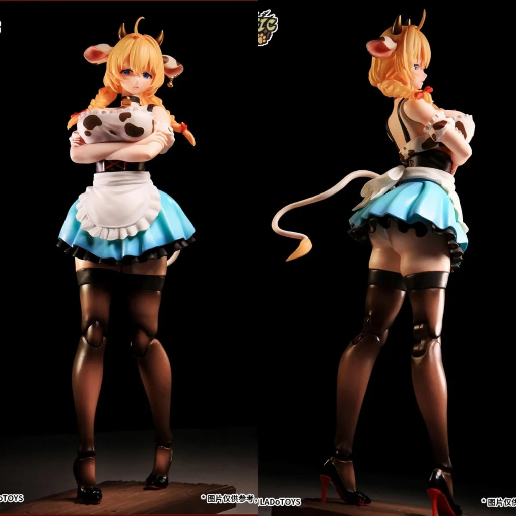 Ladotoys In Stock 16.5cm 1/12 Scale Mystic Land Daisy Taurus Cow Beer Girl Articulated Action Figure Desktop Toys