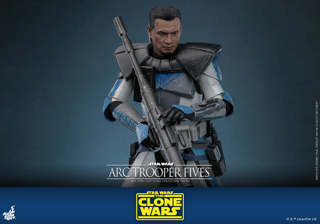 In Stock 100% Original HotToys TMS132 Star Wars ARC Trooper Fives 1/6 Anime Action Figure Toy Gift Model Collection
