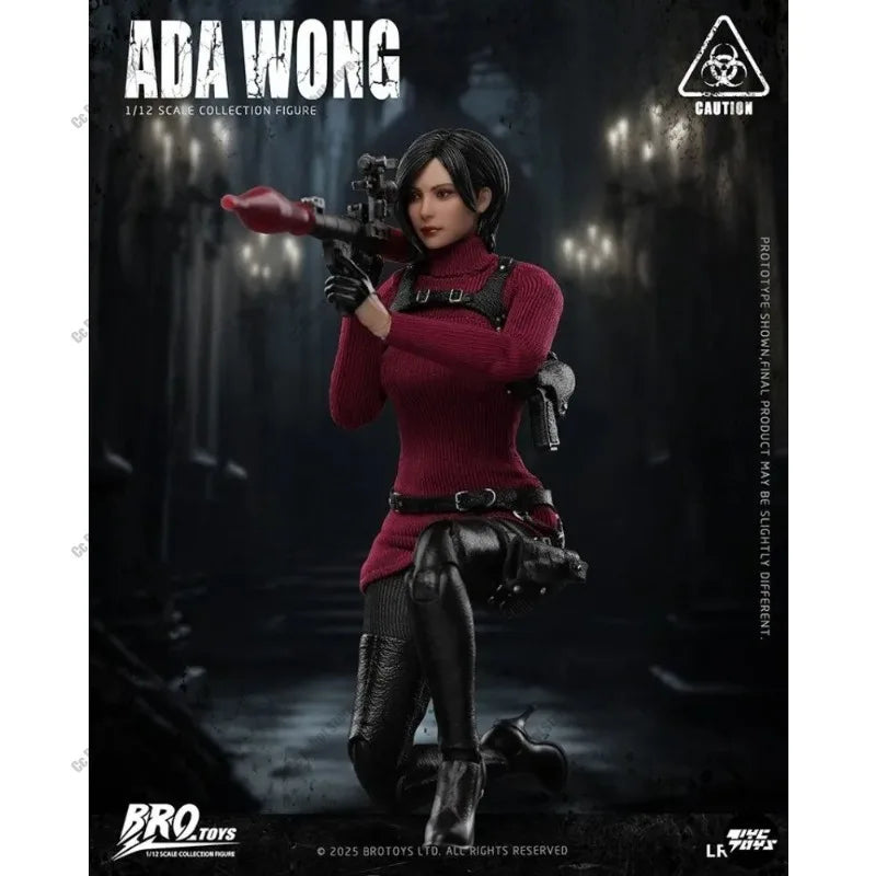 [In Stock] Hot-selling Toy BROTOYS Original Female Spy Ada Wong 1/12 LR011 Figure, Complete 6-Inch Posable Model