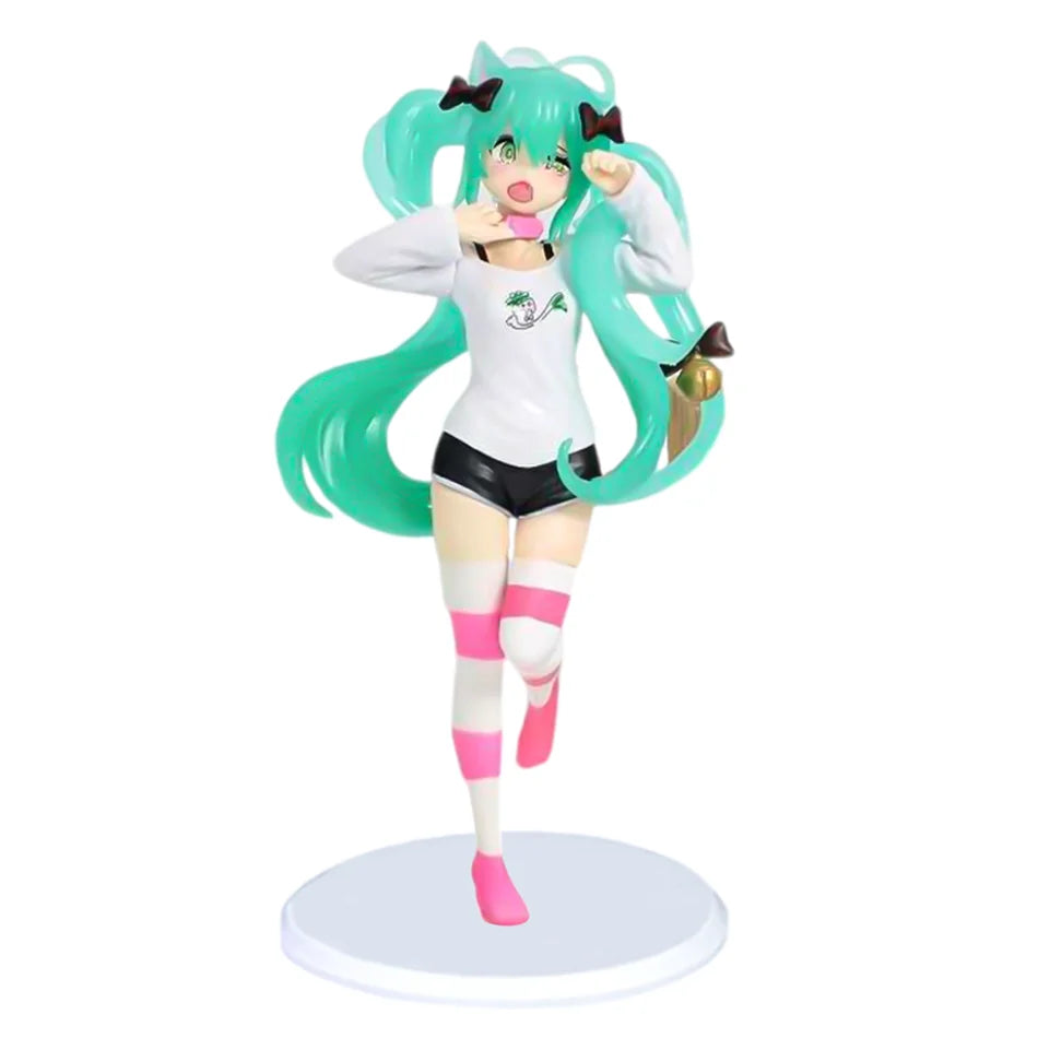 Anime Hatsune Miku Doll Model Cartoon Cute Kawaii Toys PVC Model Action Figures Car Dashboard Decoration Holiday Gift