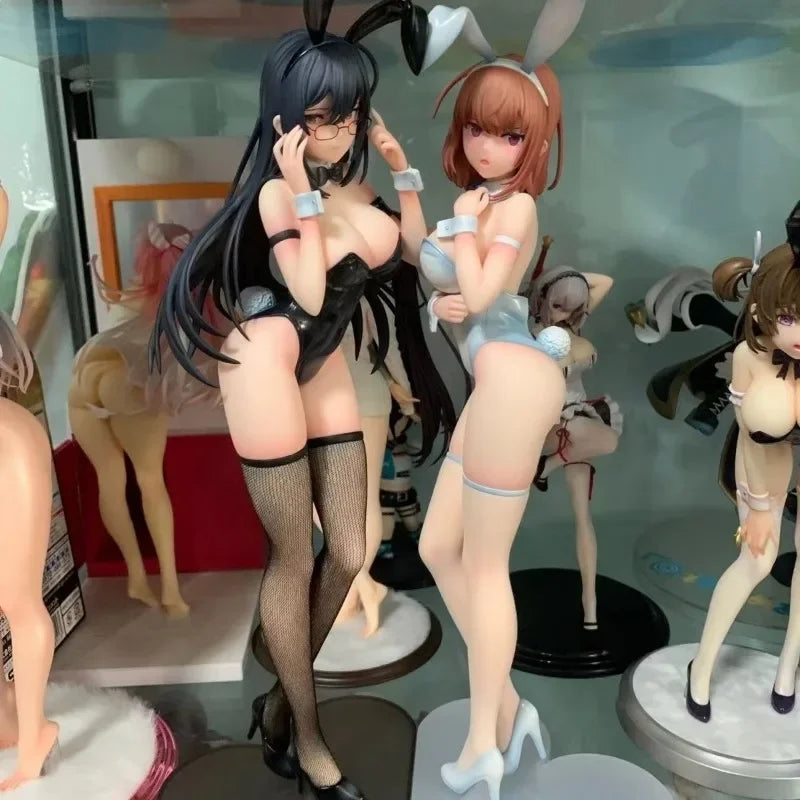 30cm Ensoutoys Black Bunny Aoi  White Bunny Natsume 1/6 Scale PVC Action Figure Adult Collection Model Toys Doll Gifts
