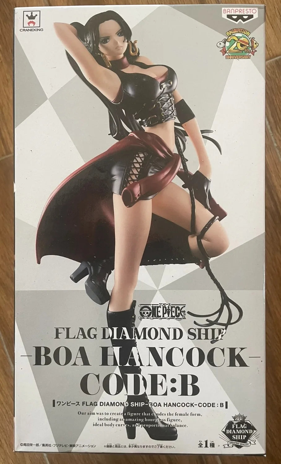 In Stock Original Bandai BANPRESTO One Piece FLAG DIAMOND SHIP Boa Hancock Anime Figures Toys Gifts Ornaments