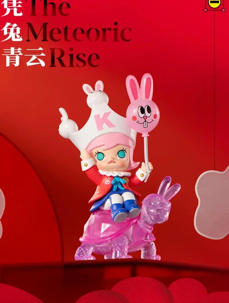 POP MART Drei, Zwei, Eins! Frohes chinesisches Neujahr Serie Blindbox Spielzeug Mode Anime Actionfigur Überraschung Mystery Box Puppen