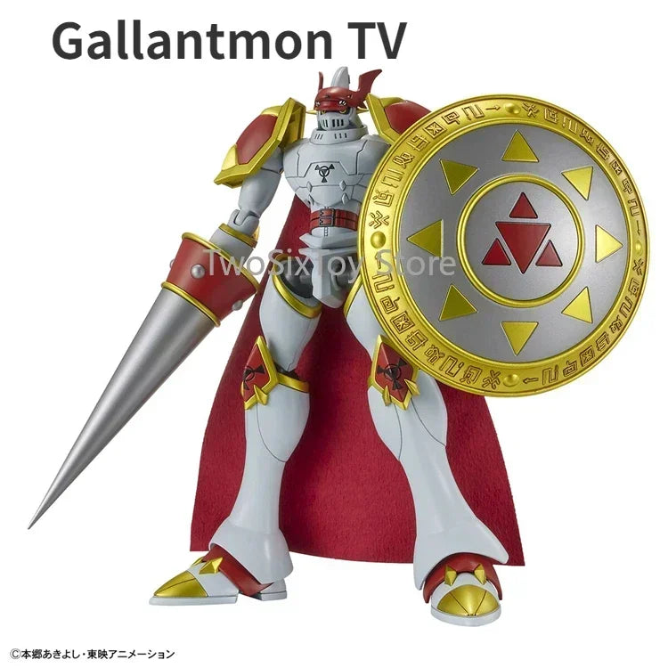 Original Bandai Digimon Adventure WarGreymon Omegamon Beelzebumon Gallantmon Alphamon Paildramon Action Figure Model with box