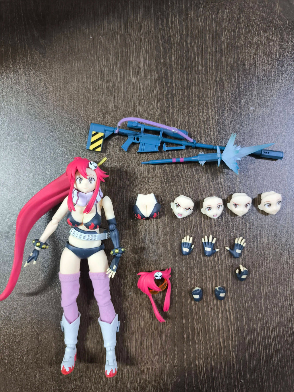 In Stock Tengen Toppa Gurren-Lagann Yoko Littner Loose Figures Genuine Aniplex Buzzmod 15cm Action Model Yoko Figurine Toy Gift