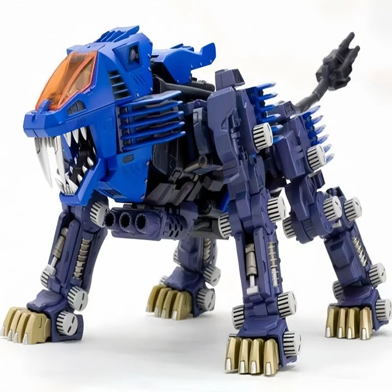 In Stock Anime Zoids Bt Model Js003 Long Toothed Lion 1:72 Mechanical Beast Action Figure Collect Toy Model Holiday Gifts