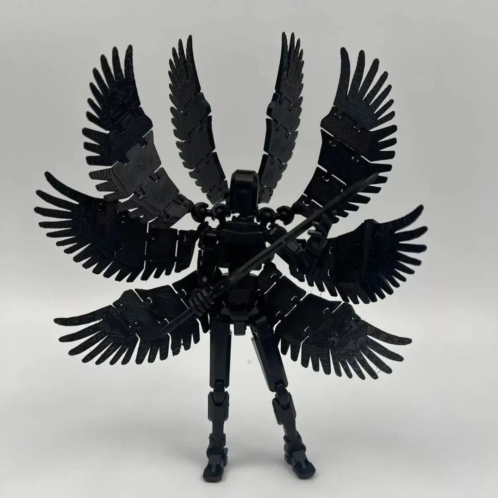 Dummy13 Series Eight-Winged Angel Colorful Hand Office Cheap Three-Dimensional Multi-Joint Movable Action Figure Assembly Model