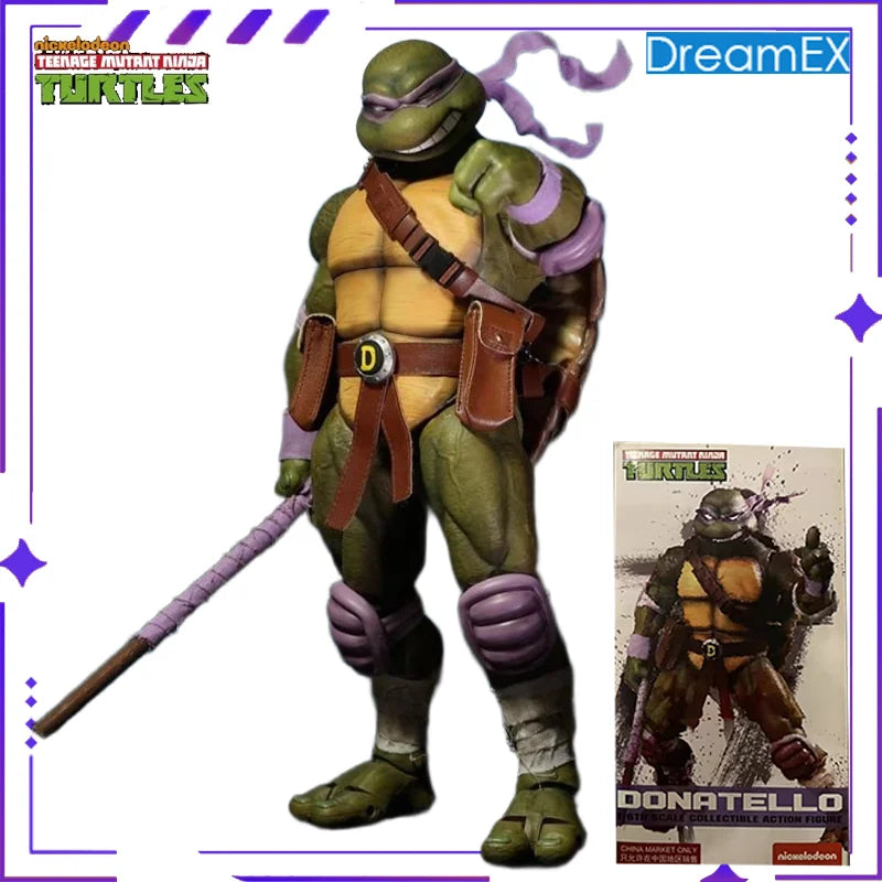 Authentic DreamEX Original Ninja Turtles Series Michelangelo&Donatello 1/6 Anime Mobile Doll Model Toy Gift Collection in Stock