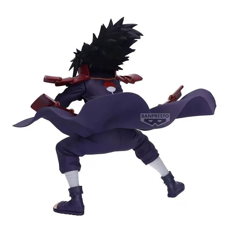 100% Bandai Official Genuine Banpresto VIBRATION STARS Naruto Uchiha Madara Figure Model Anime Statue Toys Gifts