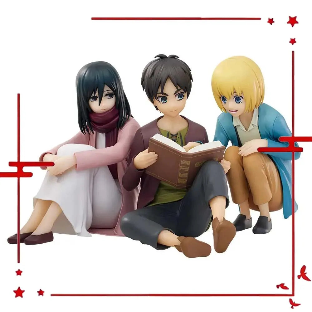 In Stock Original BANDAI Ichiban Kuji Attack on Titan Rumbling Levi Hange Zoe Eren Mikasa Figure Anime Model Genuine Boxed Toy